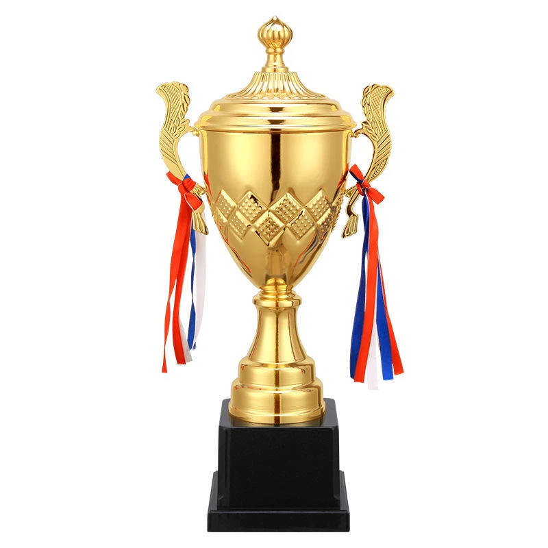 Metal Gold World Sports Trophy Cup