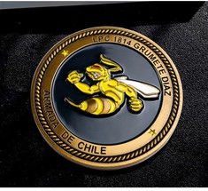 3D hönnun 40 ára minjagripamálmmynt