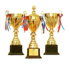 Gullhúðuð Sport 3D Metal Cup Trophies Award